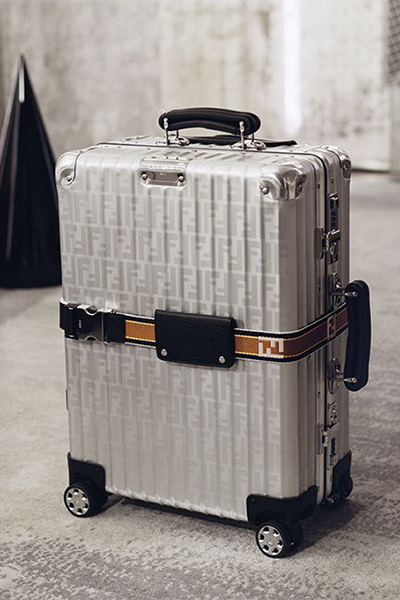علامتاFendi  و Rimowaتطلقان حقائب سفر جديدة من الألمونيوم